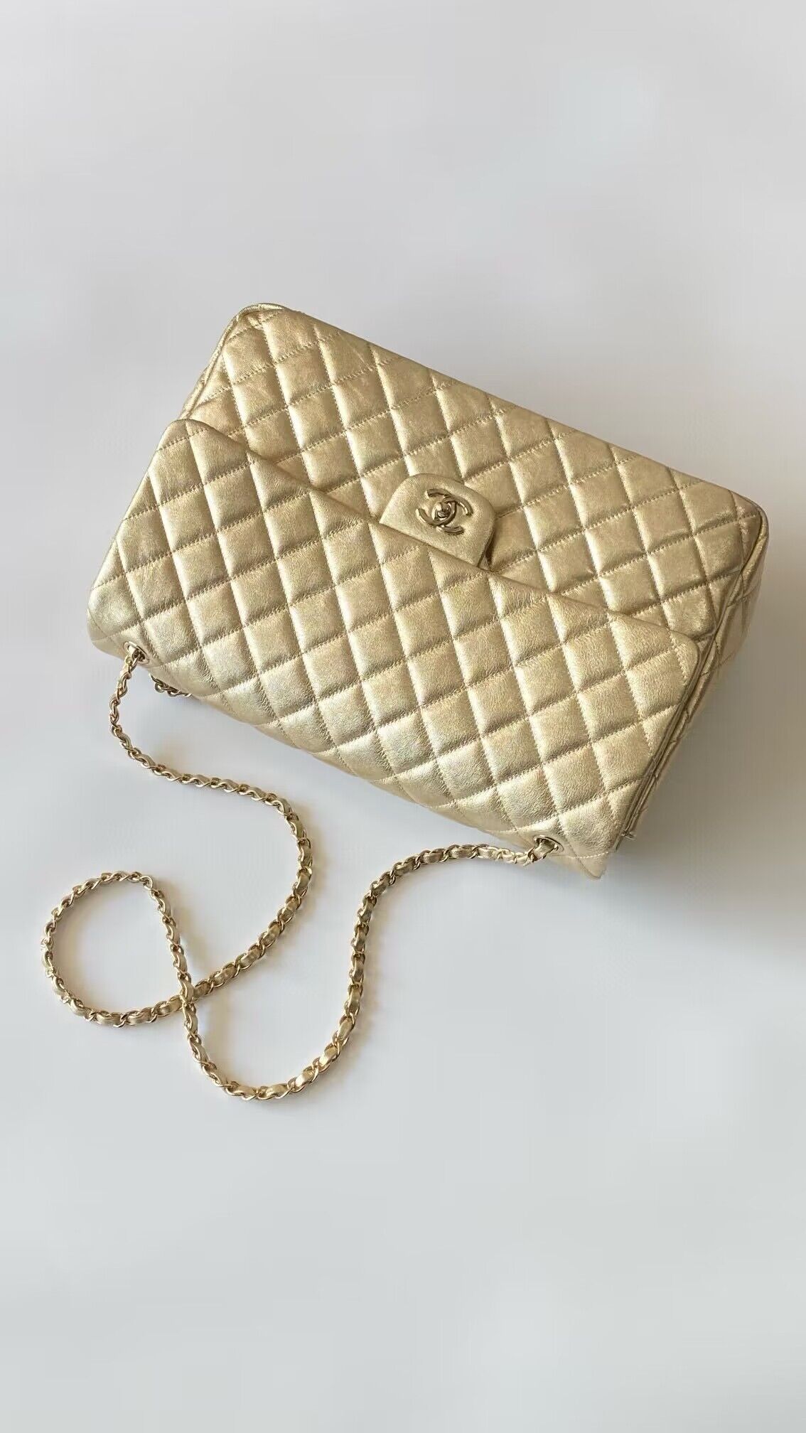 Chanel LARGE 2.55 HANDBAG AS4661 Gold