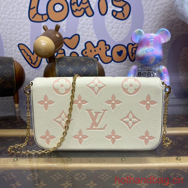 Louis Vuitton Felicie Pochette M83025 pink