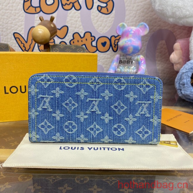 Louis Vuitton Zippy Wallet M82958 Denim Blue