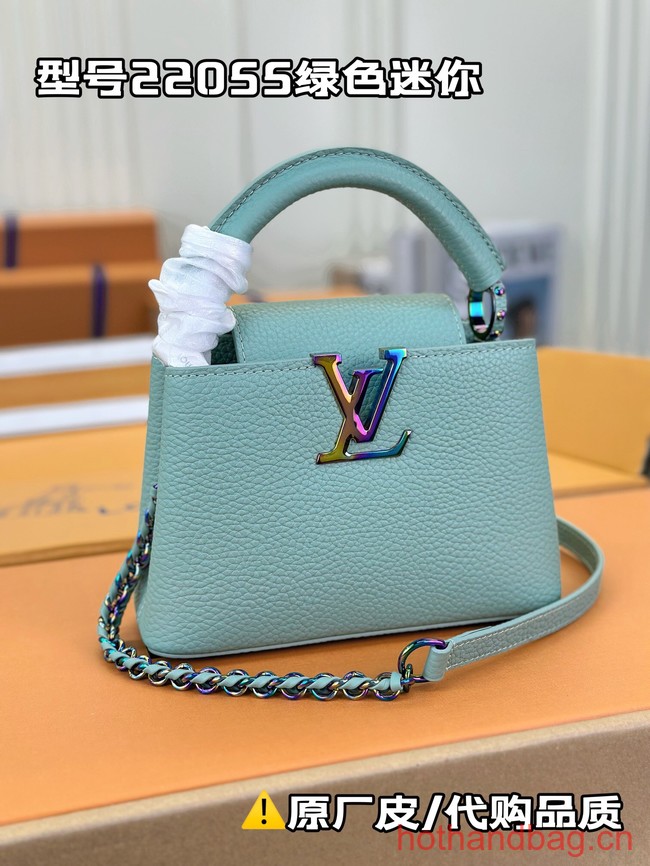 Louis Vuitton Capucines Mini M22606 Topaz Blue