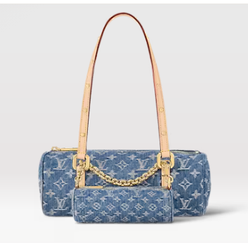 Louis Vuitton Papillon M46830 Denim Blue