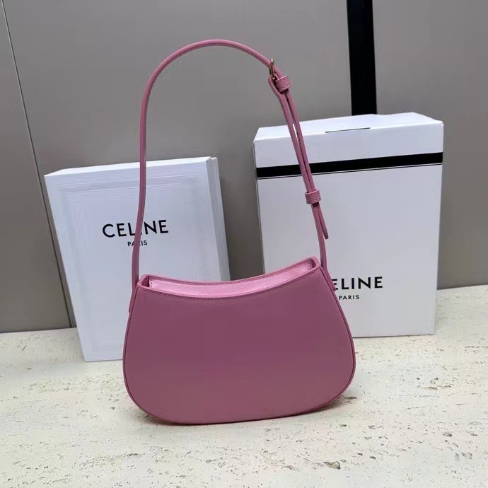 Celine MEDIUM TILLY BAG IN SHINY CALFSKIN 115703 pink