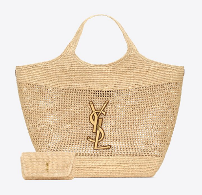 Yves Saint Laurent ICARE IN RAFFIA 698651 Apricot