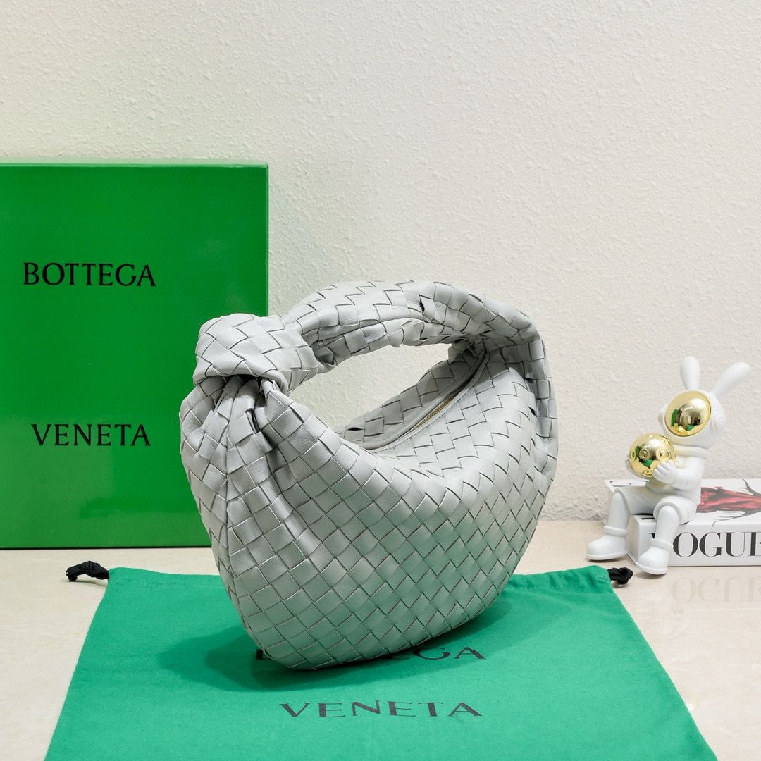 Bottega Veneta Teen Jodie 690225 Light Gray