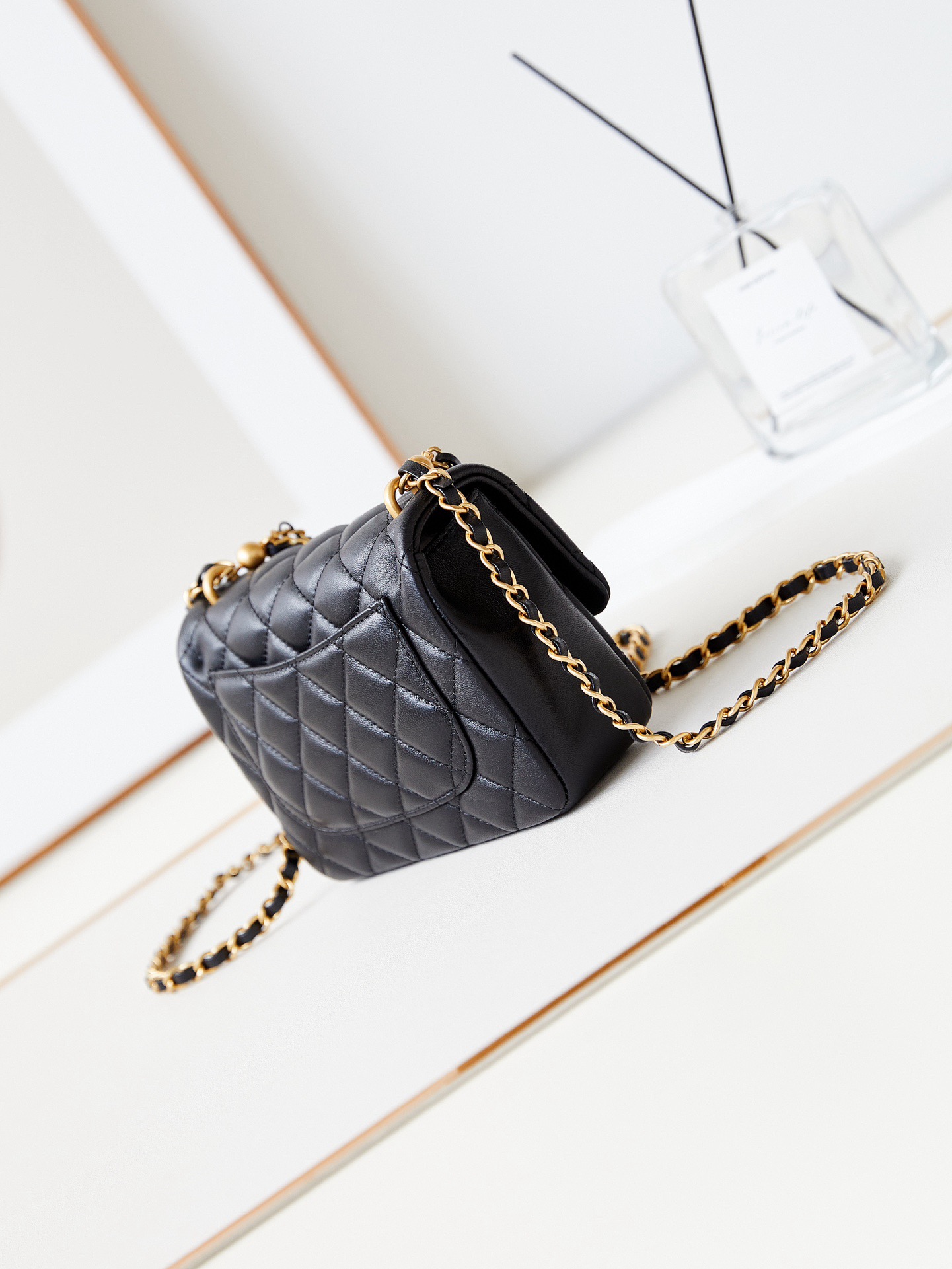 Chanel MINI FLAP BAG AS4385 black