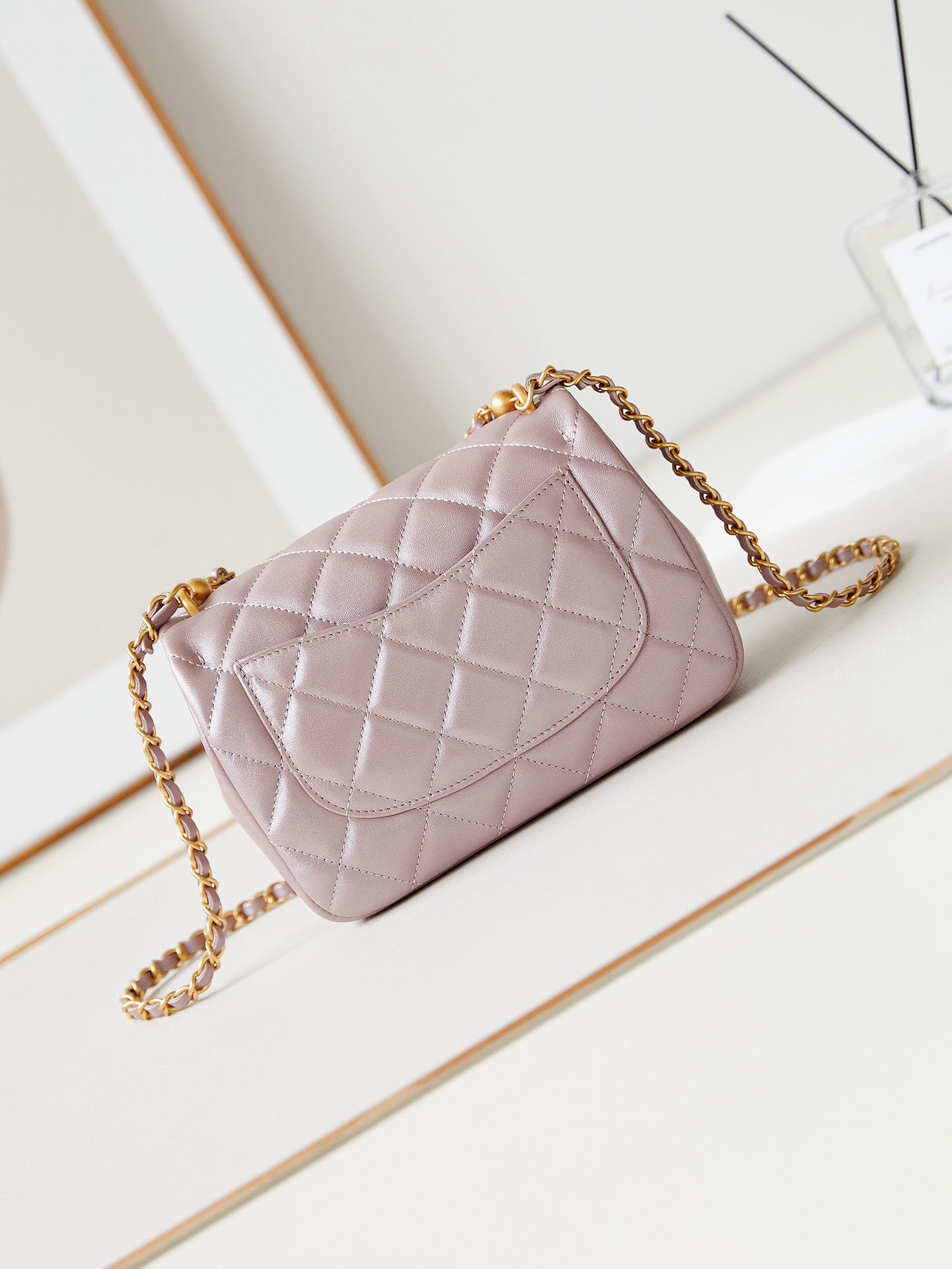 Chanel SMALL FLAP BAG AS4384 pink