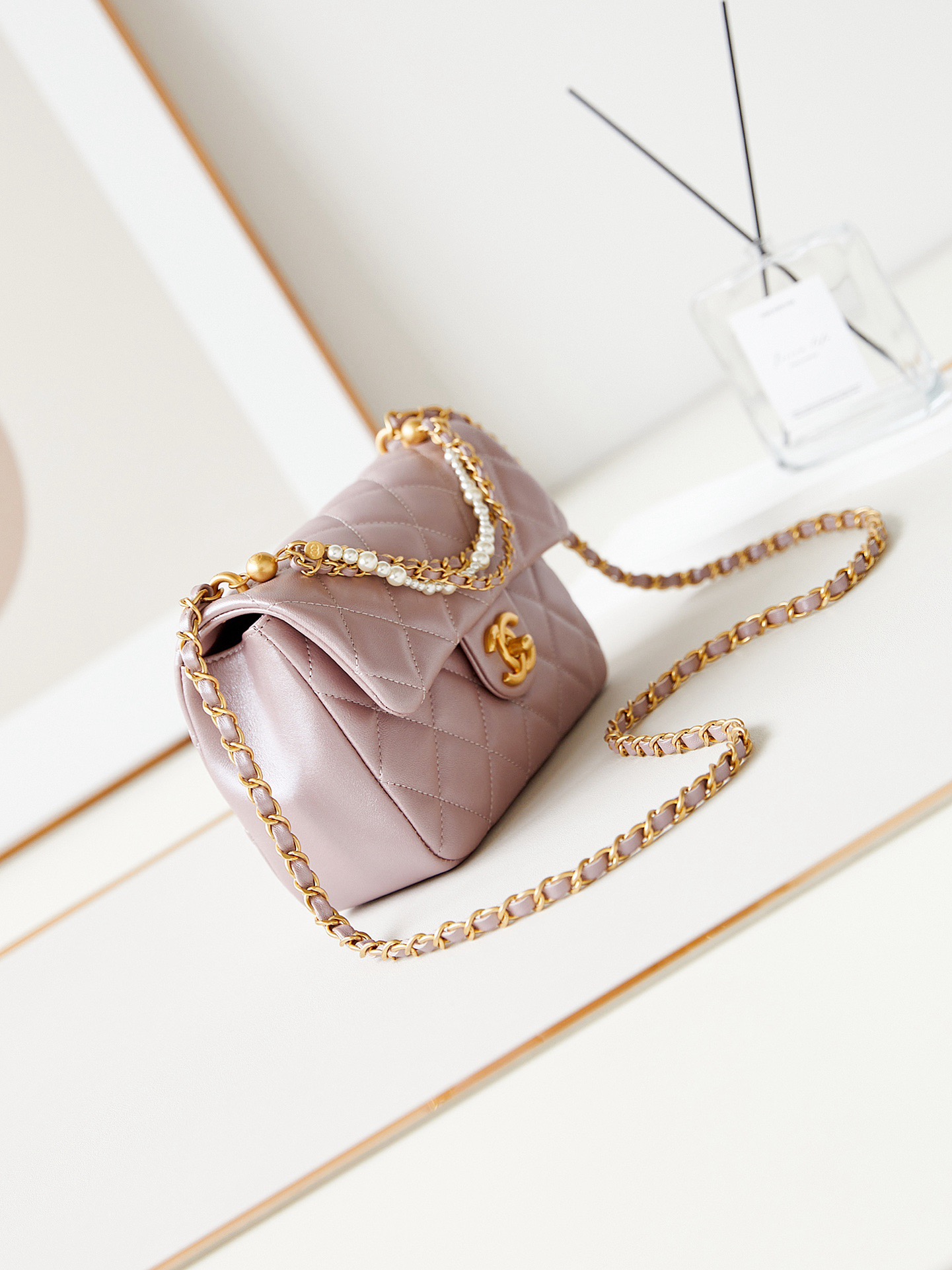 Chanel SMALL FLAP BAG AS4384 pink