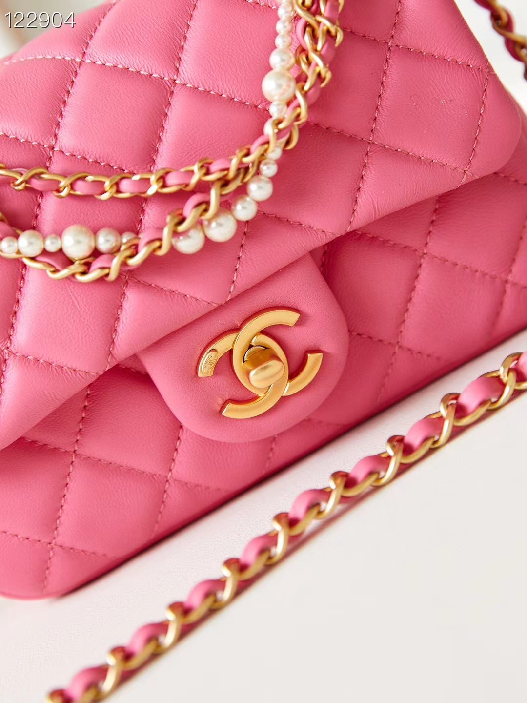 Chanel MINI FLAP BAG AS4385 rose