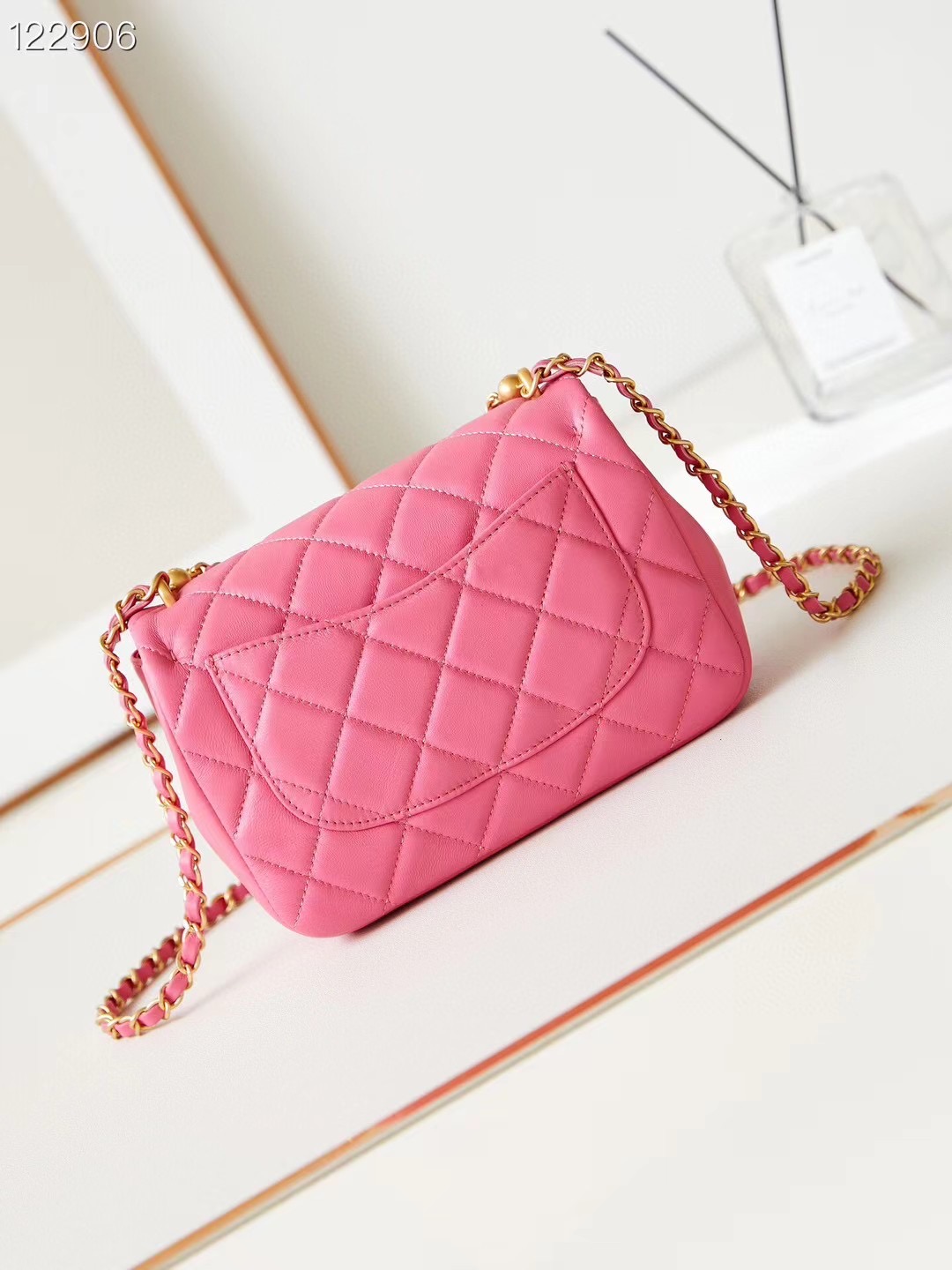 Chanel SMALL FLAP BAG AS4384 rose