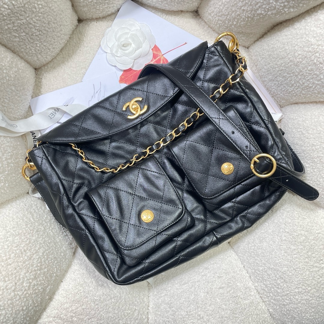 CHANEL MESSENGER BAG AS4668 black