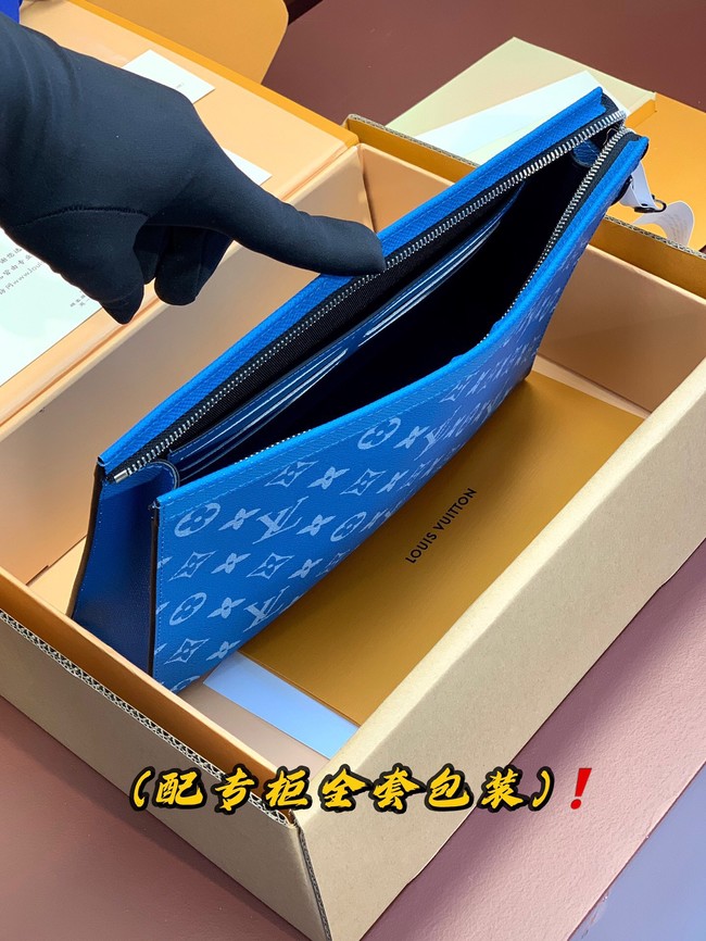 Louis Vuitton Pochette Voyage MM M83099 blue