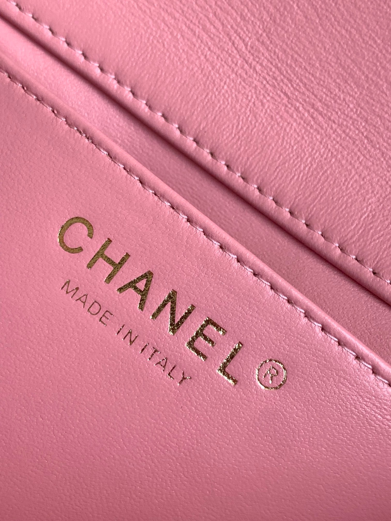 CHANEL MINI FLAP BAG Cotton Tweed AS4385 pink