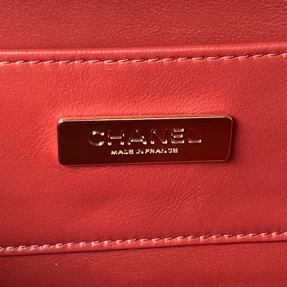 Chanel CAMERA BAG AS4817 Burgundy