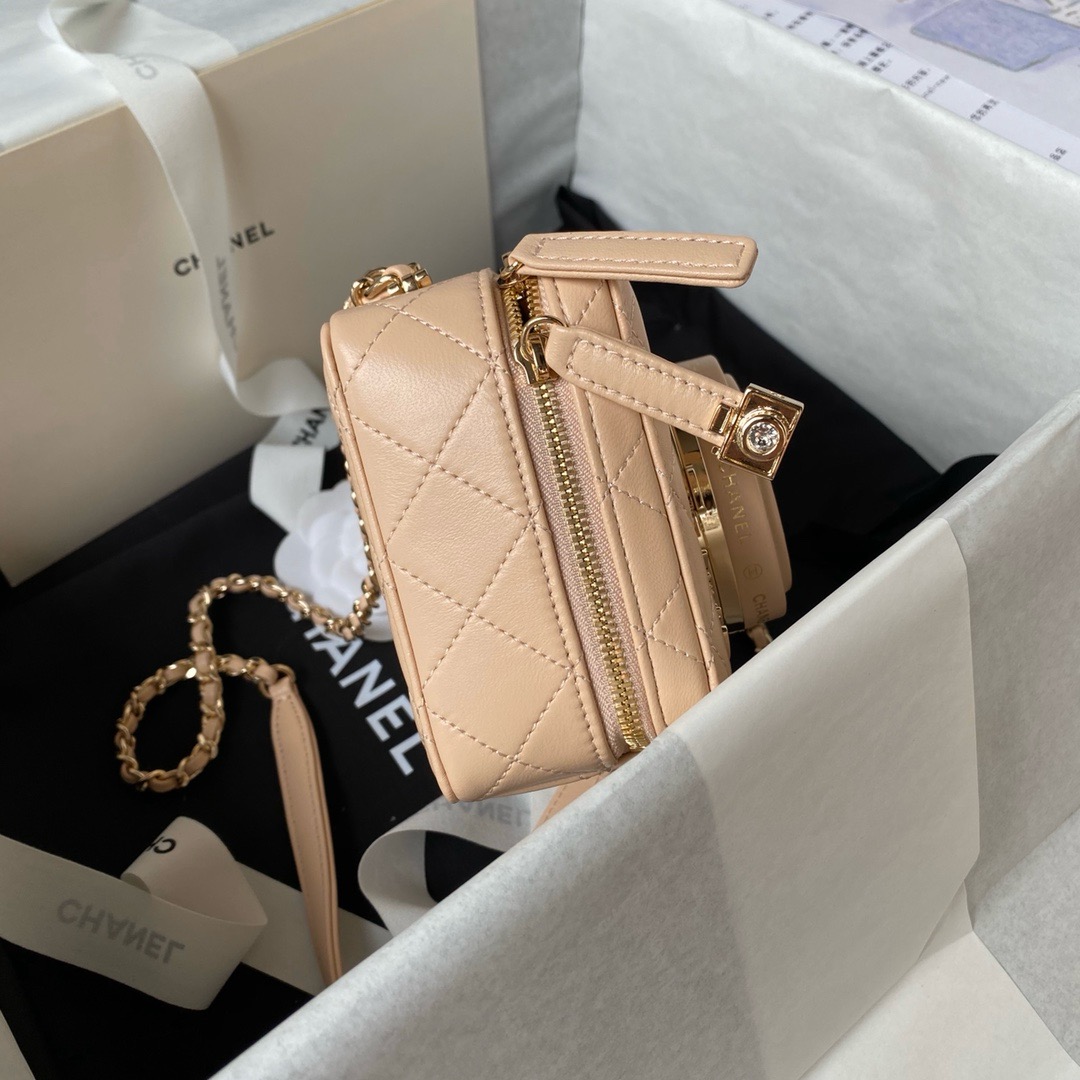 Chanel CAMERA BAG AS4817 Dark Beige