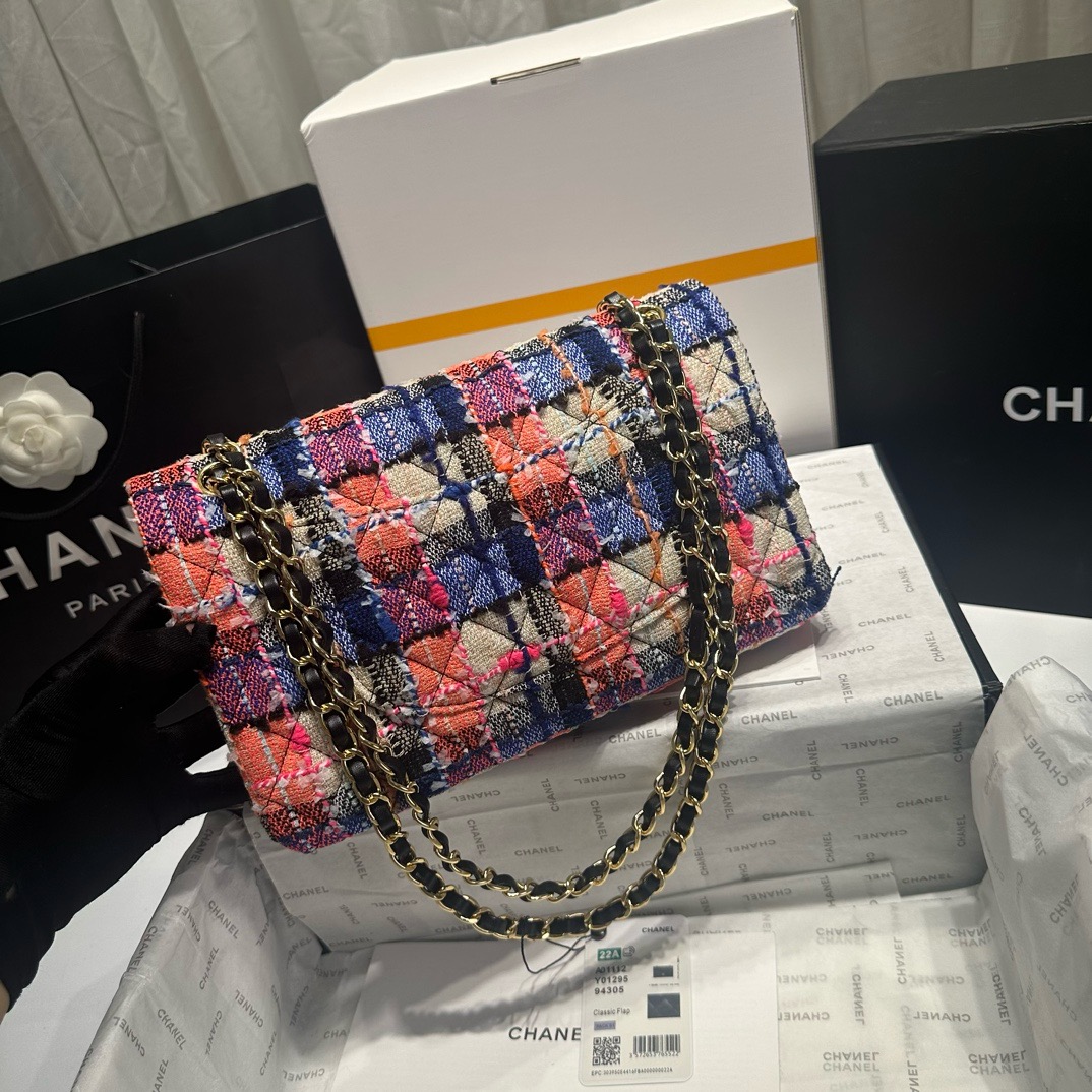 CHANEL CLASSIC 11.12 HANDBAG A01112 Multicolor