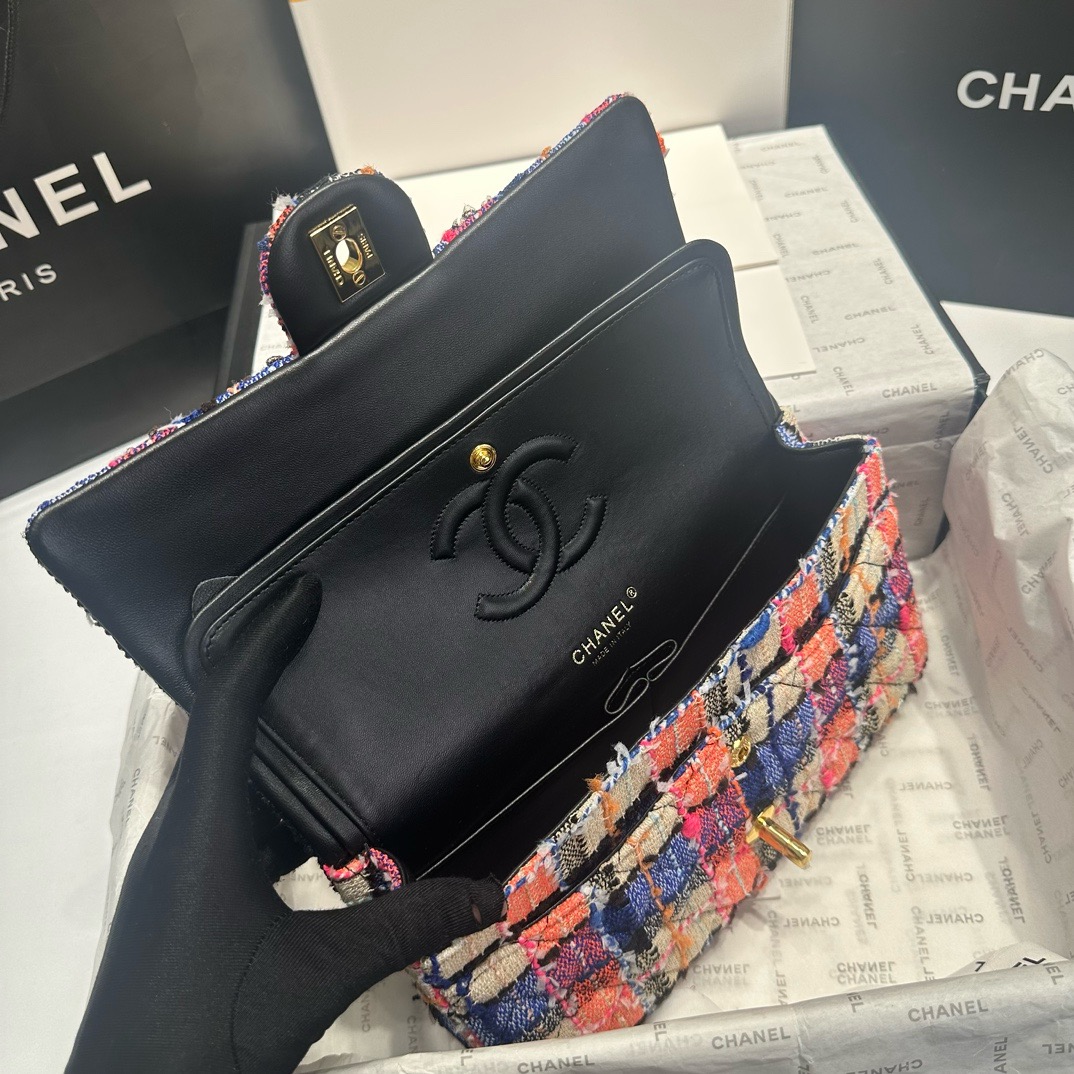 CHANEL CLASSIC 11.12 HANDBAG A01112 Multicolor