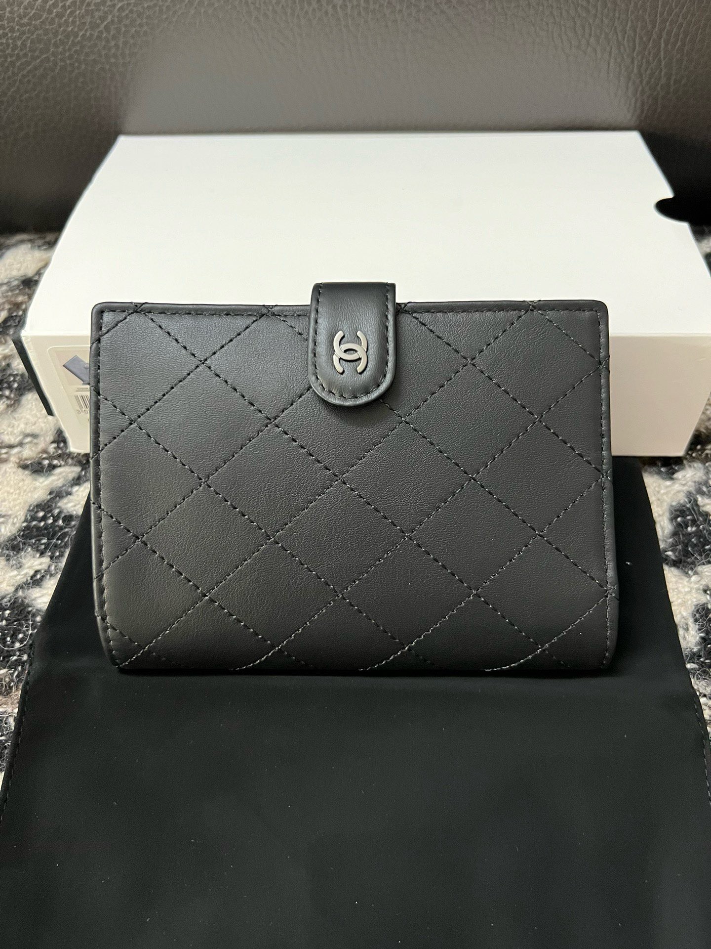 CHANEL Passport Holder 3698 black