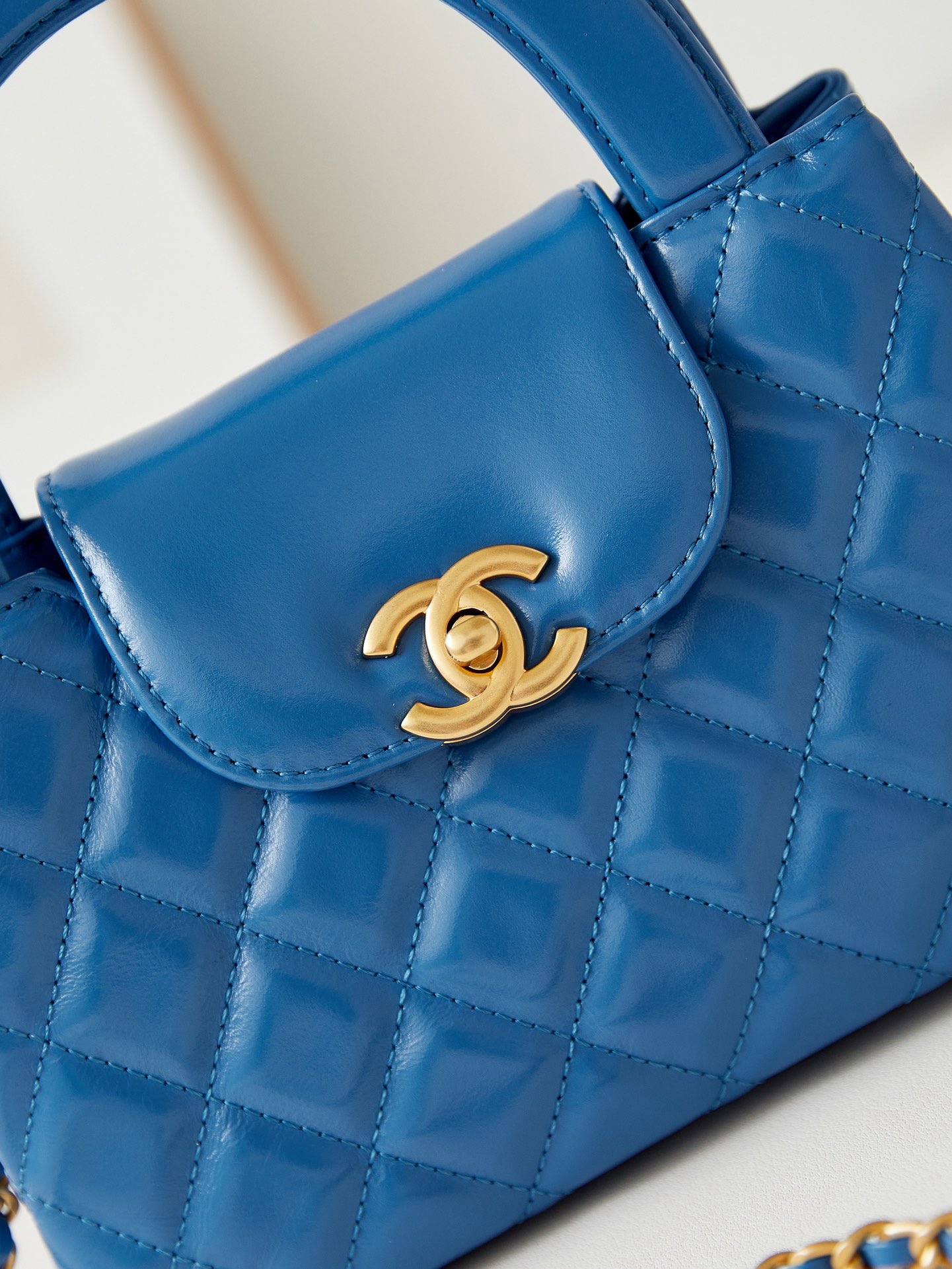 Chanel MINI SHOPPING BAG AS4416 blue