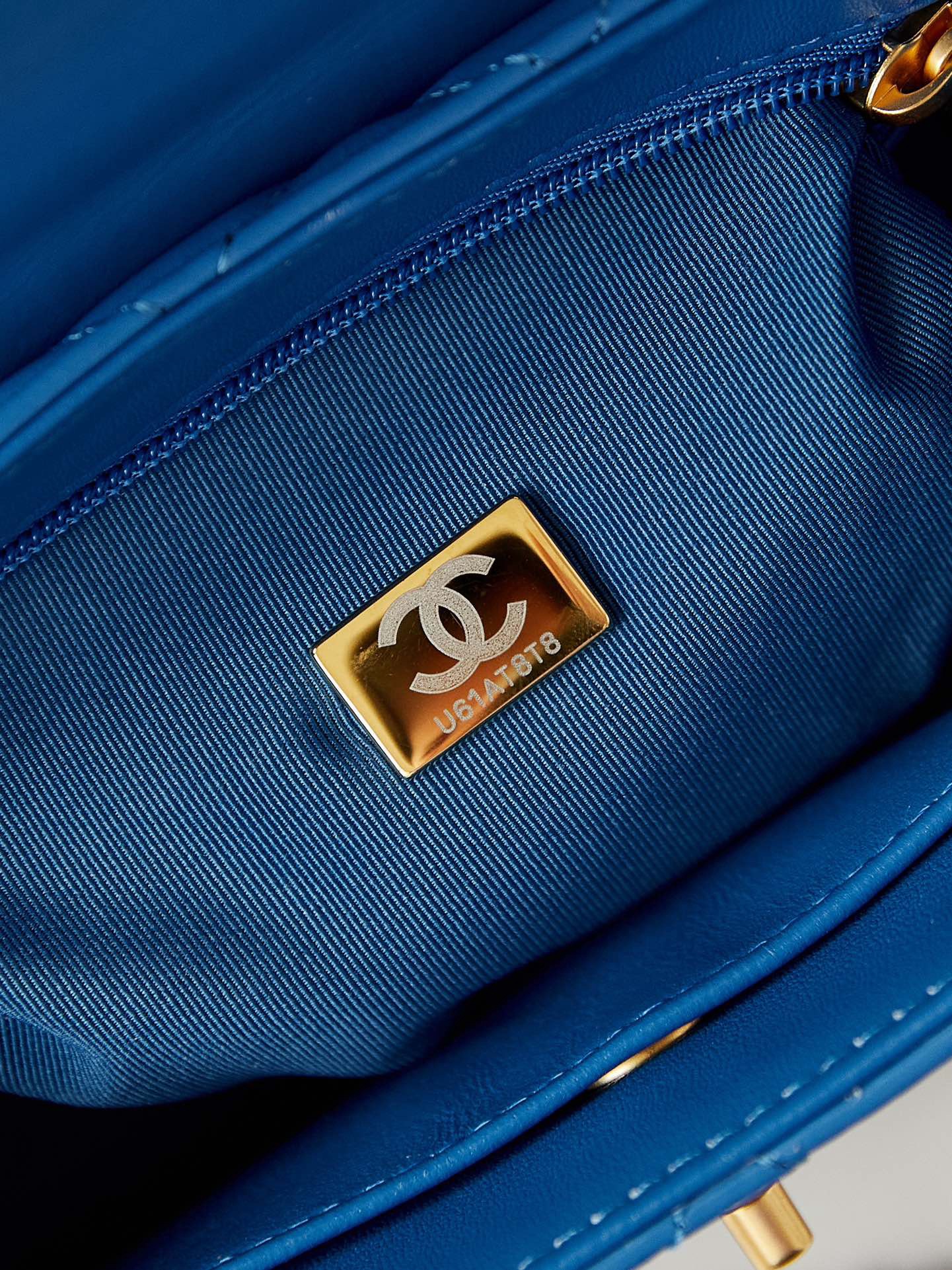 Chanel MINI SHOPPING BAG AS4416 blue