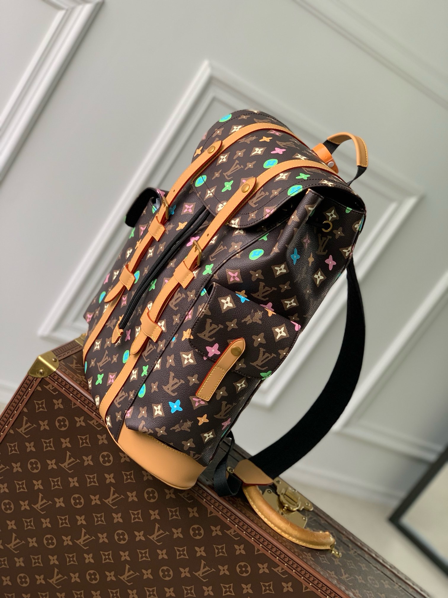 Louis Vuitton Christopher MM M25240 Chocolate