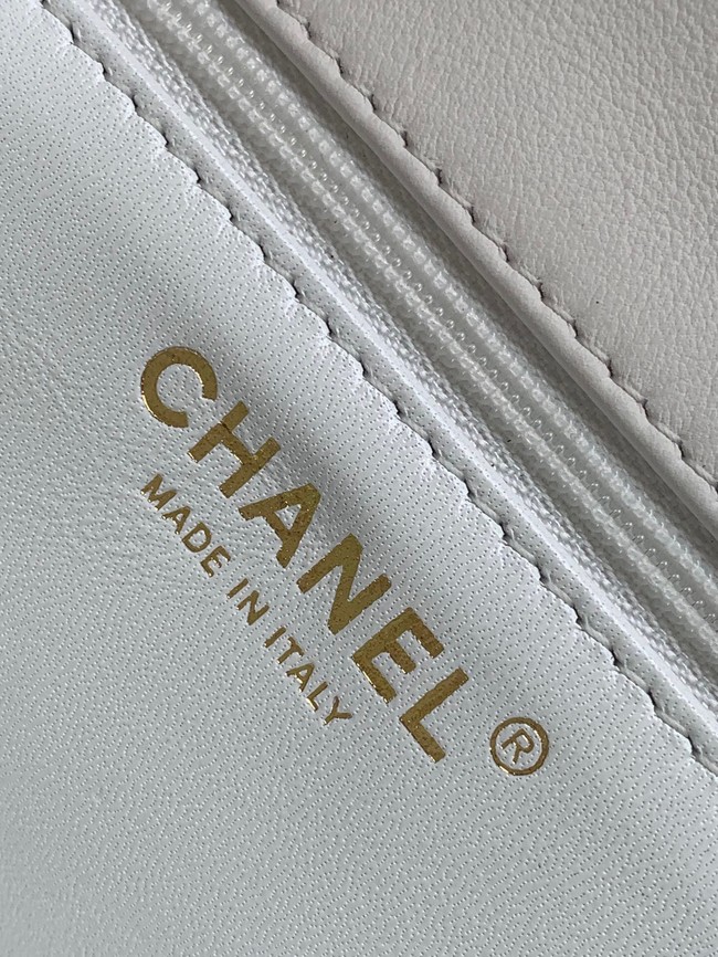 CHANEL CLASSIC 24P Tote Bags 3898 white