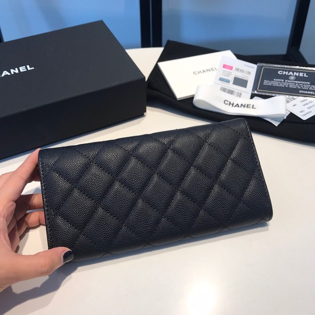 CHANEL FLAP WALLET 31505 black