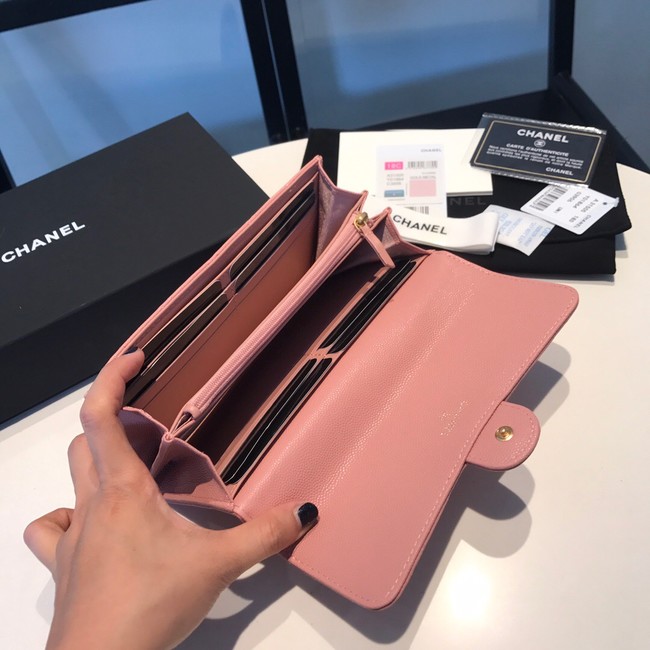 CHANEL FLAP WALLET 31505 pink