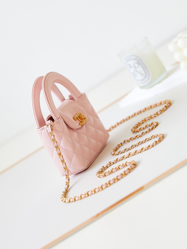 Chanel 23K NANO SHOPPING BAG AS3435 LIGHT PINK