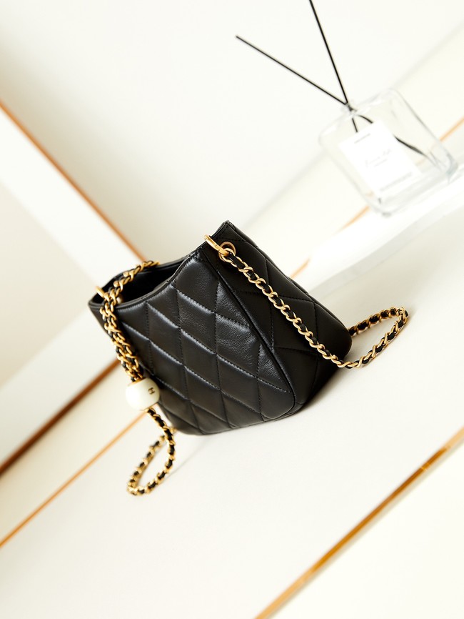 Chanel SMALL MESSENGER BAG AS4859 black