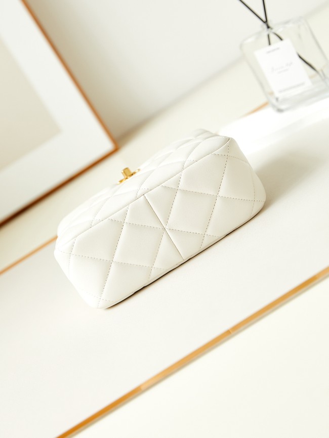 Chanel SMALL MESSENGER BAG AS4859 white