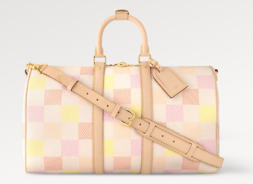 Louis Vuitton Keepall Bandouliere 45 N40713 Peach