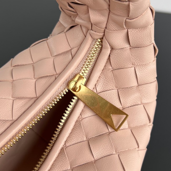 Bottega Veneta Mini intrecciato leather top handle bag 651876 pink