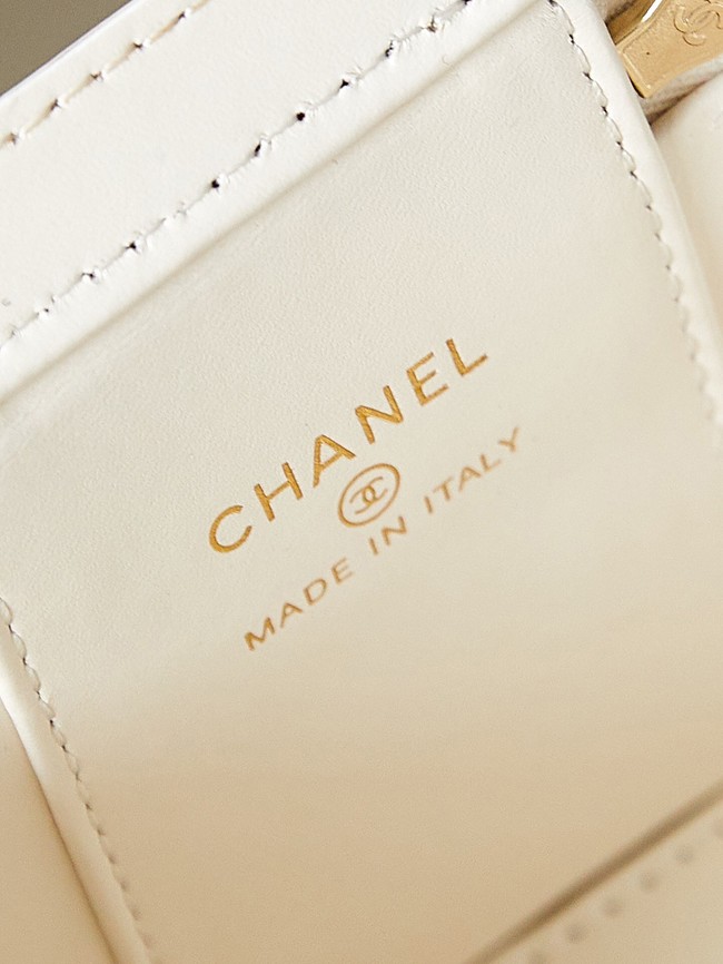 CHANEL NANO CLUTCH WITH CHAIN AS3965 WHITE