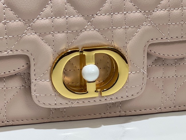 Mini Dior Jolie Top Handle Bag Cannage Calfskin M9272U Powder Pink