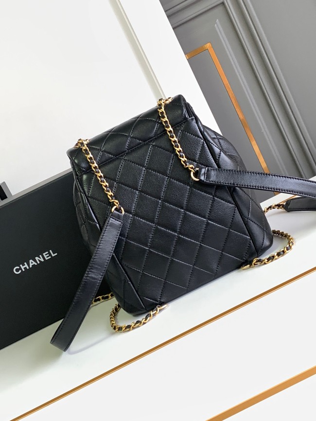 CHANEL 24P BACKPACK AS4058 black