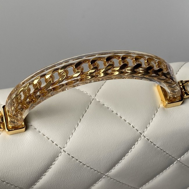 Chanel CLUTCH WITH CHAIN AS4848 white