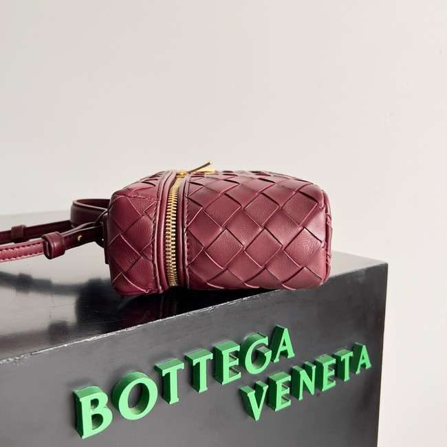 Bottega Veneta Vanity Case On Strap 789109 Cherry