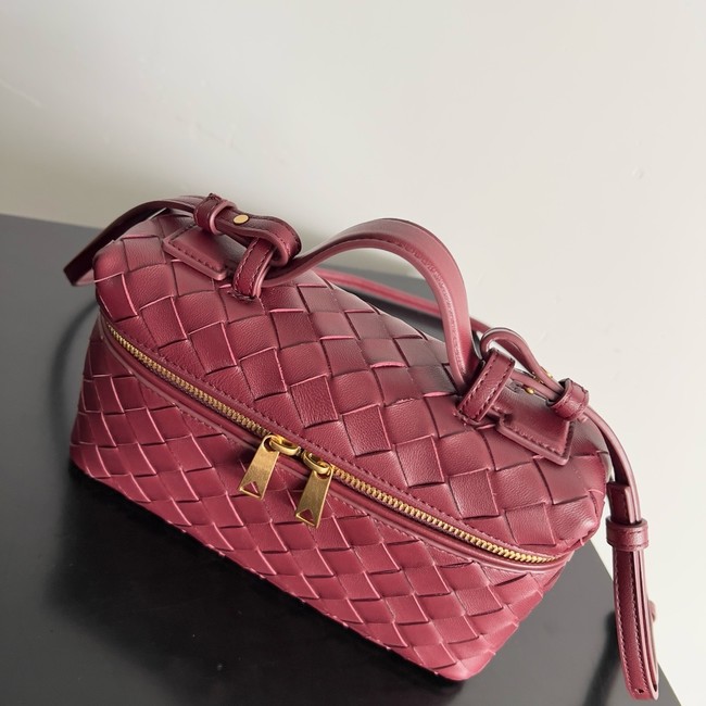 Bottega Veneta Vanity Case On Strap 789109 Cherry