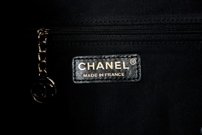 Chanel 22K SHOPPING BAG AS3257 black