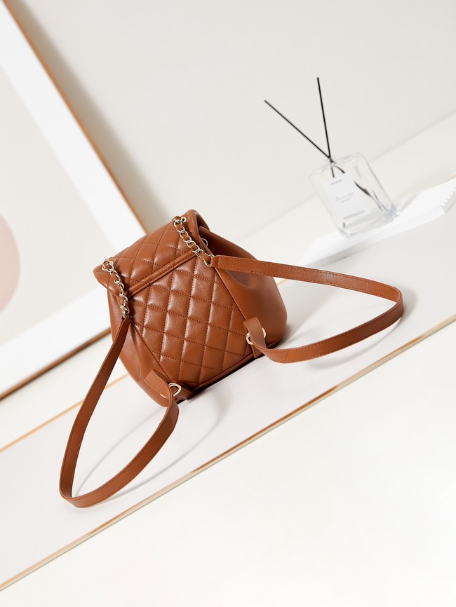 Chanel SMALL BACKPACK AS2908 Camel