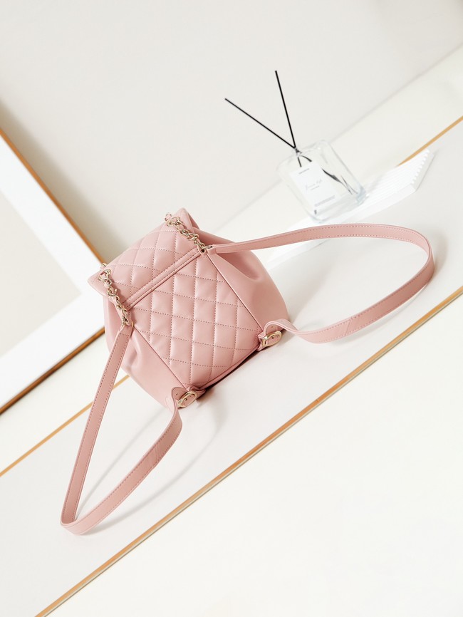 Chanel SMALL BACKPACK AS2908 light pink