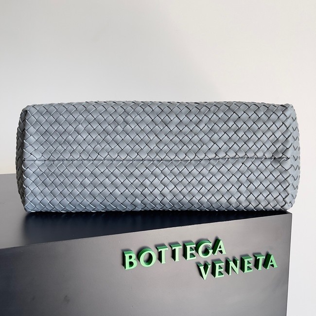 Bottega Veneta Large intreccio leather tote bag 608811 Iron Ash