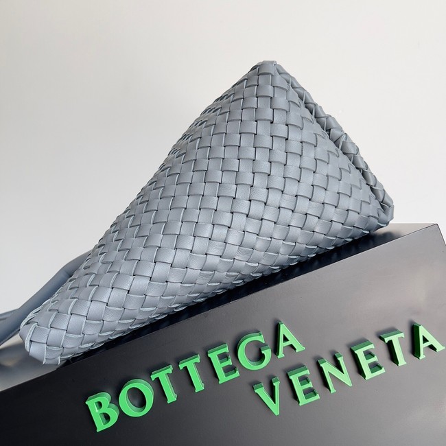 Bottega Veneta Large intreccio leather tote bag 608811 Iron Ash