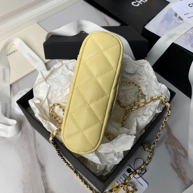 CHANEL CLUTCH WITH CHAIN AP4000 yellow