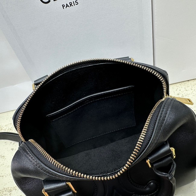 CELINE SMALL BOSTON IN SMOOTH CALFSKIN 113773 BLACK