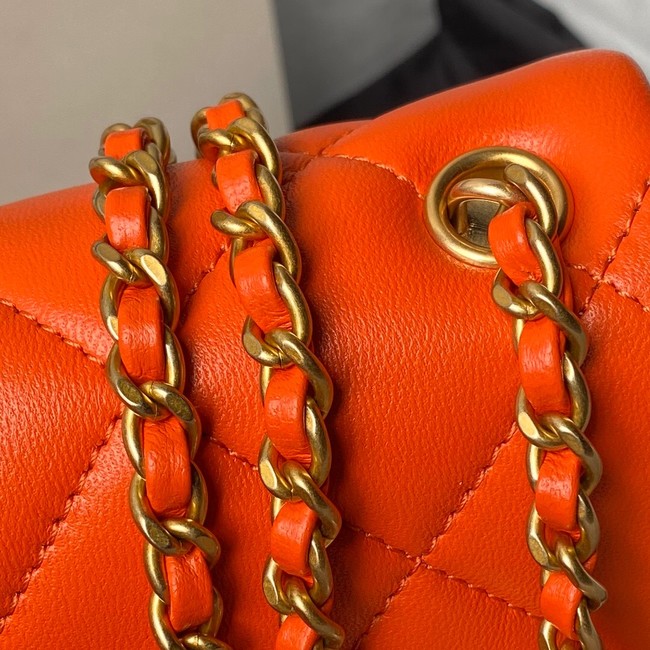 CHANEL MINI FLAP BAG AS4868 ORANGE