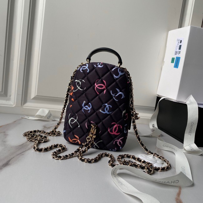 Chanel MINI BACKPACK AP3753 Black & Multicolor