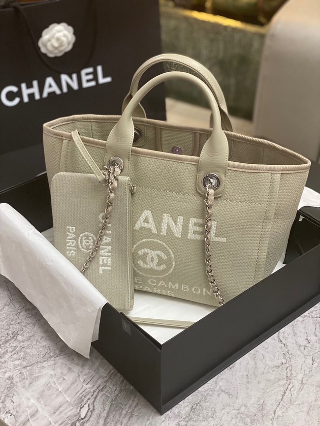 Chanel SHOPPING BAG AS3257 Shallow apricot