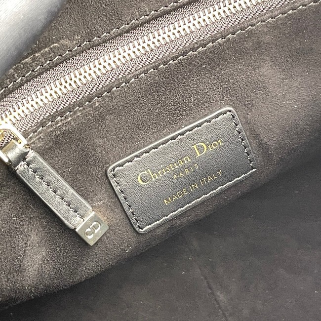 Small Dior Toujours Bag Black Cannage Tweed M1325OW