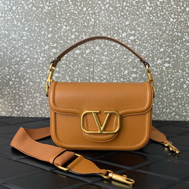 VALENTINO Alltime calfskin bag MZ098 brown